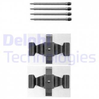 Монтажный комплект тормозных колодок Delphi LX0398 (фото 1)