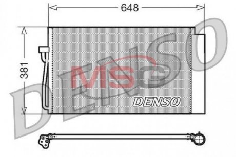 Радіатор кондиціонера DENSO DCN05017