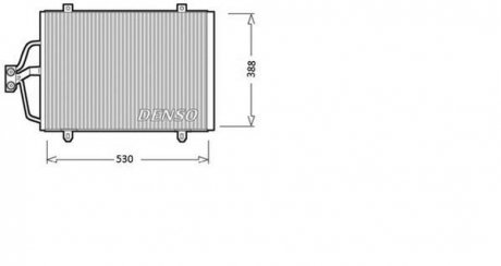 Радіатор кондиціонера DENSO DCN23003 (фото 1)