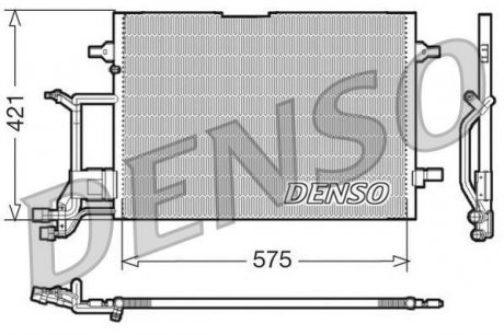 Радiатор кондицiонера DENSO DCN32016 (фото 1)