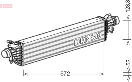 Інтеркулер DENSO DIT20004 (фото 1)