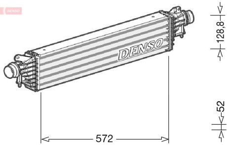 Інтеркулер DENSO DIT20007