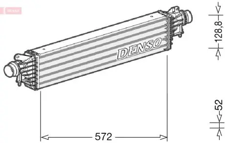 Интеркулер DENSO DIT20007