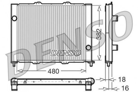 Радіатор охолоджування DENSO DRM23099 (фото 1)