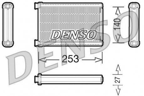 Радiатор опалення DENSO DRR05005