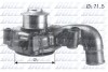 Водяний насос ford courier (jv_) escort iv (gaf, awf, abft) escort mk vii (gal, aal, abl) fiesta iv DOLZ F165 (фото 1)