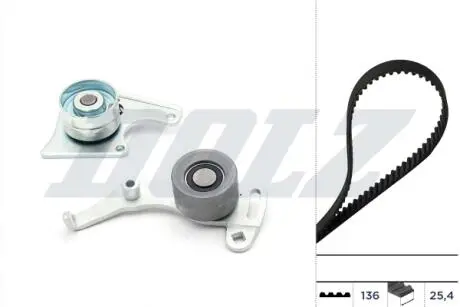 К-кт. ГРМ (ремень+2шт. ролика +крепление) CITROEN Jumpy FIAT Scudo PEUGEOT DOLZ SKD012