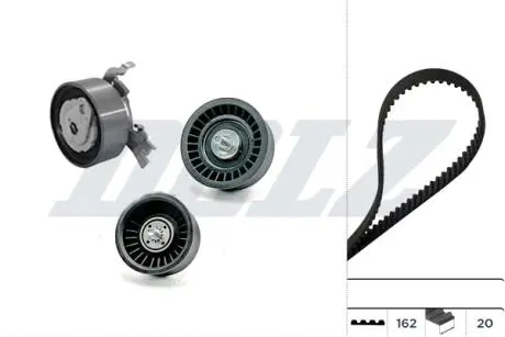 К-т ГРМ (ремень+3шт.ролика) OPEL Astra G 1.4/1.6/1.8 DOLZ SKD081