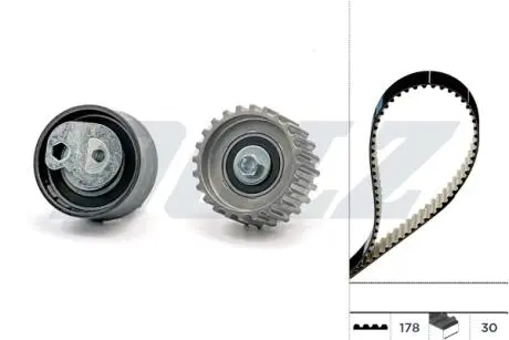 К-кт. ГРМ (рем.+2 ролика!) Fiat Ducato 2.3 JTD Iveco Daily 02- DOLZ SKD112