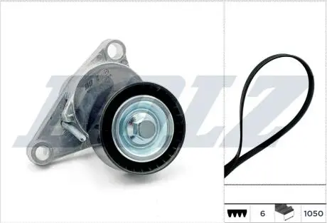 CITROEN К-т ГРМ (ремінь+ролик натяж.) C2,C3,C4,Peugeot 307 02- DOLZ SKD225A