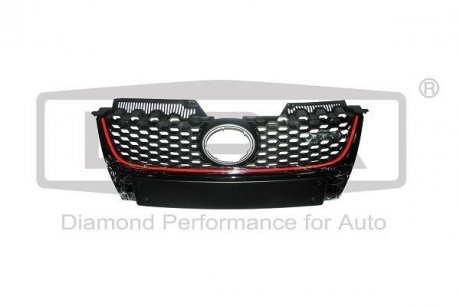 Radiator grille; front; License plate; GTI; without emblem DPA 88530287302