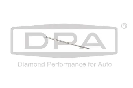 Декоративна планка переднього бампера; ліва; хром DPA 88531810102