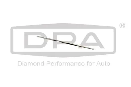 Декоративна планка переднього бампера; права; хром DPA 88531810202