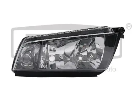 Фара левая с моторчиком (черная рамка) Skoda Fabia New DPA 89410198102