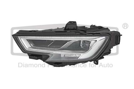 Headlight; left; LED; with lens; half complete;without bulb DPA 99411795802