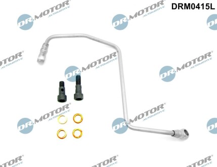 Трубка турбокомпрессора ДВЗ (чорний метал) DR. MOTOR DRM0415L