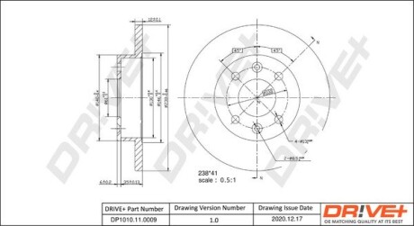 Drive+ - Гальмівний диск Drive+ DP1010.11.0009