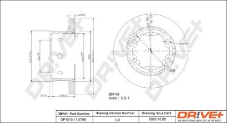 Drive+ - Гальмівний диск Drive+ DP1010.11.0766