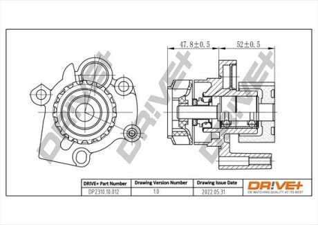 Насос охолоджуючої рідини Drive+ DP2310.10.012