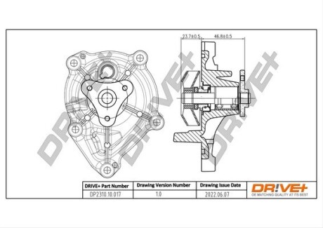 Насос охлаждающей жидкости Drive+ DP2310.10.017