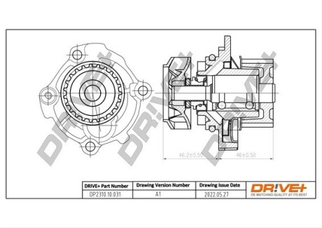 Насос охолоджуючої рідини Drive+ DP2310.10.031