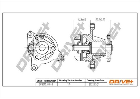 Drive+ Насос охолоджуючої рідини Drive+ DP2310.10.048 (фото 1)