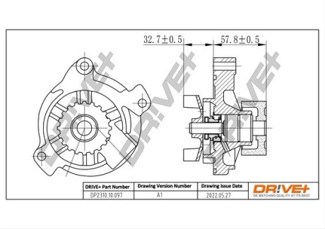 Насос охолоджуючої рідини Drive+ DP2310.10.097