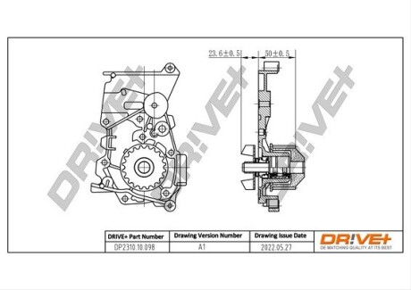 Насос охолоджуючої рідини Drive+ DP2310.10.098