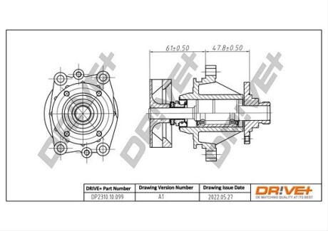 Насос охолоджуючої рідини Drive+ DP2310.10.099