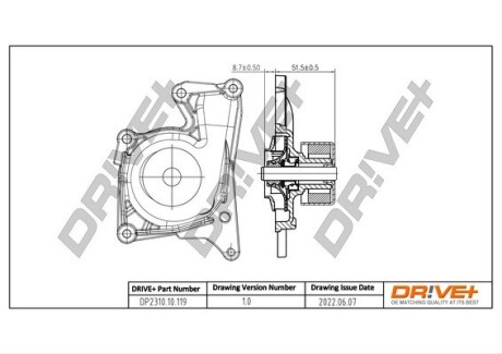 Насос охолоджуючої рідини Drive+ DP2310.10.119