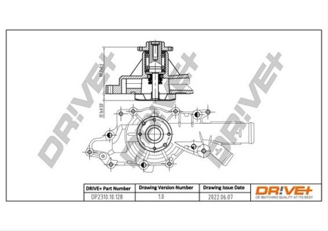 Drive+ Насос охолоджуючої рідини Drive+ DP2310.10.128