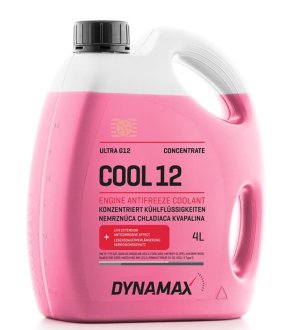 Антифриз G12 COOL ULTRA концентрат (4L) Dynamax 500144 (фото 1)