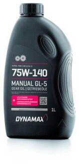 Масло трансмісійне HYPOL 75W140 LS GL5 (1L) Dynamax 502721