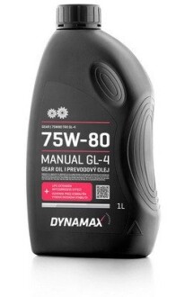 Масло трансмісійне GEAR 75W80 TRX GL 4 (1L) Dynamax 503075