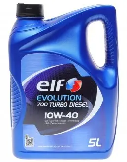 Масло моторное Evolution 700 Turbo Diesel 10W-40 (5 л) ELF 201553