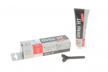 Герметик dirko силіконовий 70 мл чорний -60с/+300с ELRING 006553