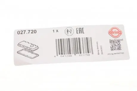 Прокладка клапанной крышки ford transit 2.0tdci/2.4tdci ELRING 027.720