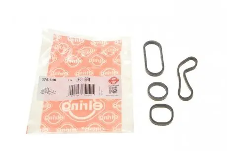 Комплект прокладок масляного радиатора (теплообменника) ELRING 375.640