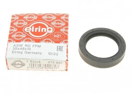 Сальник коленвала 35x48x10 ELRING 475.961