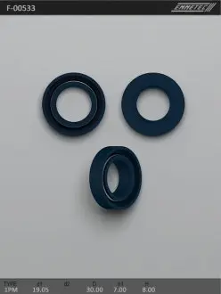 Сальник 19,05/30,00*7,00/8,00 тип 1pm EMMETEC F-00533