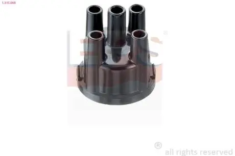 Крышка трамблера Audi 80/100 1,8 (чорна) EPS 1.315.068