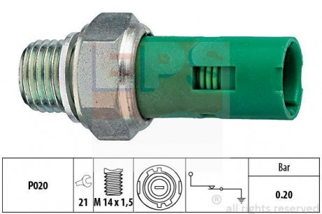 Датчик тиску масла EPS 1800131 (фото 1)