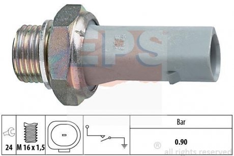 Датчик тиску масла Skoda Fabia/Octavia 99- EPS 1.800.150