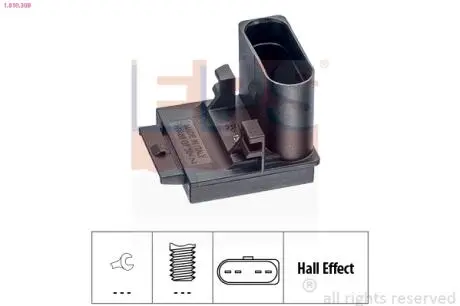 Вимикач стоп-сигналу VAG Fabia II 1.2/1.6TDi/Octavia II/Caddy III 04- EPS 1.810.309