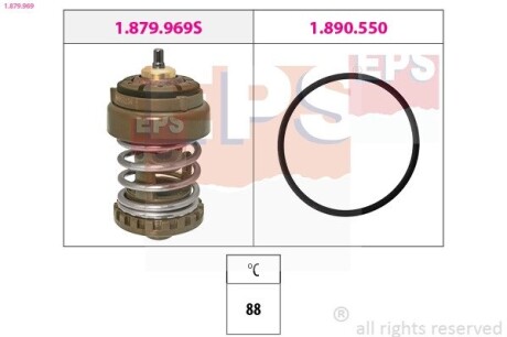 BMW Термостат 88 °C 3 (G20, G80, G28) 20- EPS 1.879.969