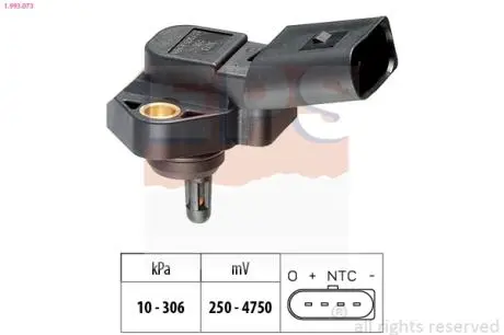 Датчик вакуума Seat Leon 1.9TDI 150KM (ARL)// VW Bora/Golf IV 1.9TDI (ARL) EPS 1.993.073