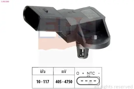 Датчик вакуума VAG 1.4 16V-3.2FSI 05.02- EPS 1.993.090