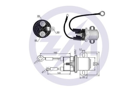 Допоміжне реле стартера ERA ZM2428