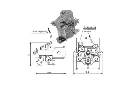 Втягуюче реле стартера ERA ZM2901