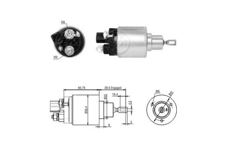 Втягуюче реле стартера ERA ZM2978